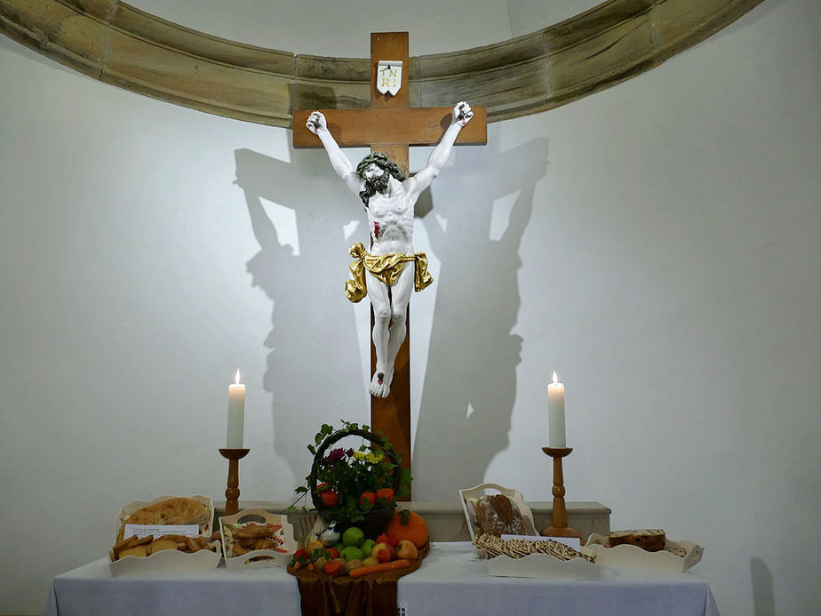 Familiengottesdienst zum Erntedankfest in der Weingartenkapelle (Foto: Karl-Franz Thiede)